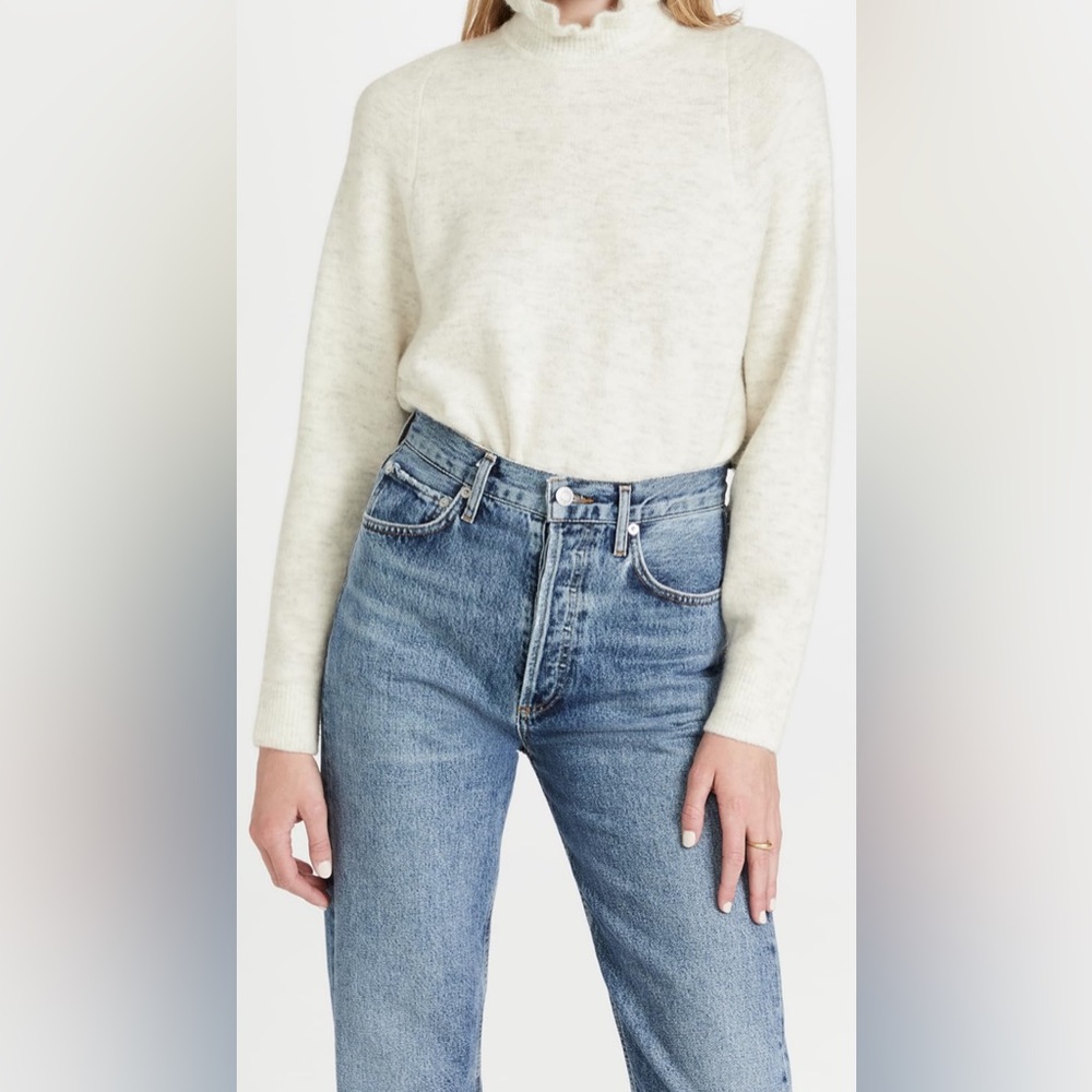 Scotch & Soda Ruffled High-Neck Sweater